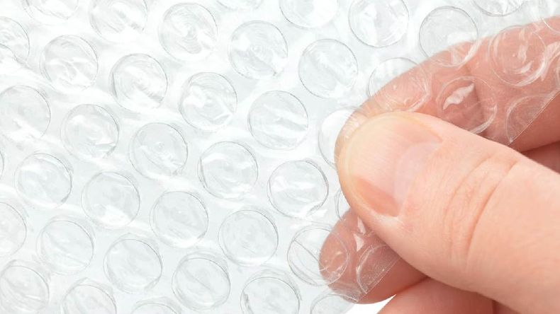 El plástico con burbujas puede ser un aliado para cuidar tu jardín.