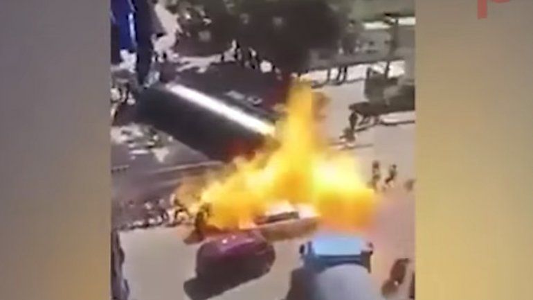 En la zona donde se inició el foco ígneo había alrededor de 12 personas.