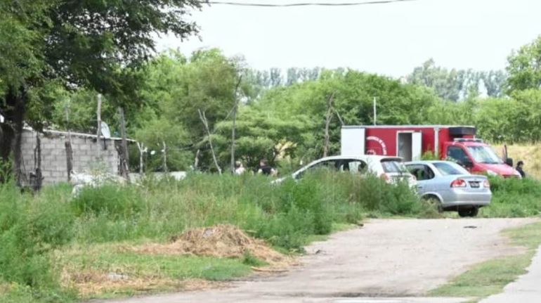 La casa donde fueron asesinadas las víctimas. La casa donde fueron asesinadas las víctimas.