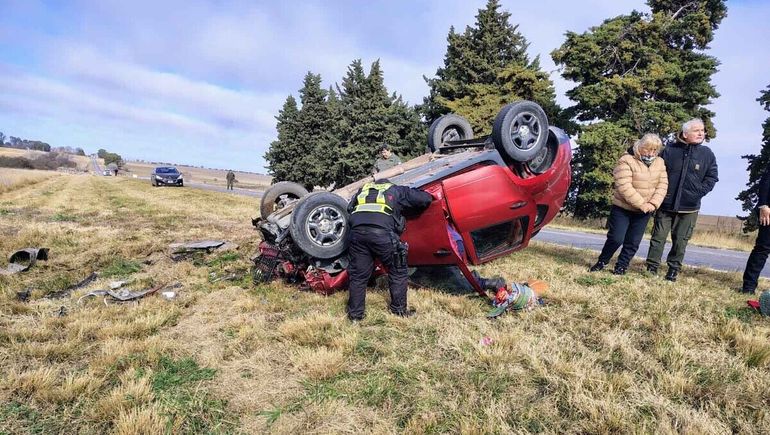 Murió una mujer de Caleta Olivia en un choque en La Pampa.