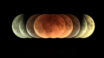 eclipse lunar: asi fue el paso a paso del fenomeno