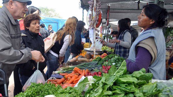 La crisis también llegó a la Feria del Parque Central