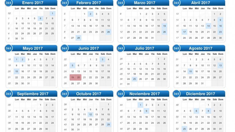 El año que viene habrá un solo feriado puente