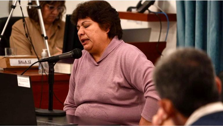 La directora de la Escuela 144 de Aguada San Roque