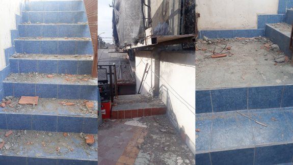 Hace un año conviven con ruidos y residuos de una obra