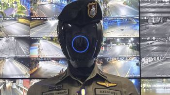 presentaron unos imponentes policias robots: como funciona y que tareas cumplen presentaron unos imponentes policias robots: como funciona y que tareas cumplen