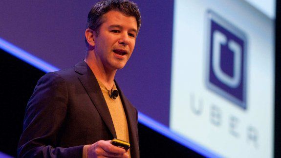 El fundador de Uber se fue en taxi de la empresa