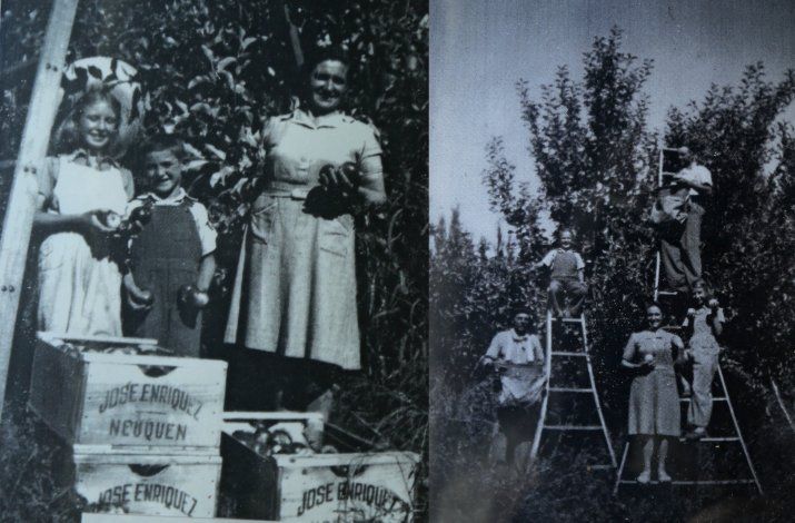 La chacra de los Srebernic en los años 50'.