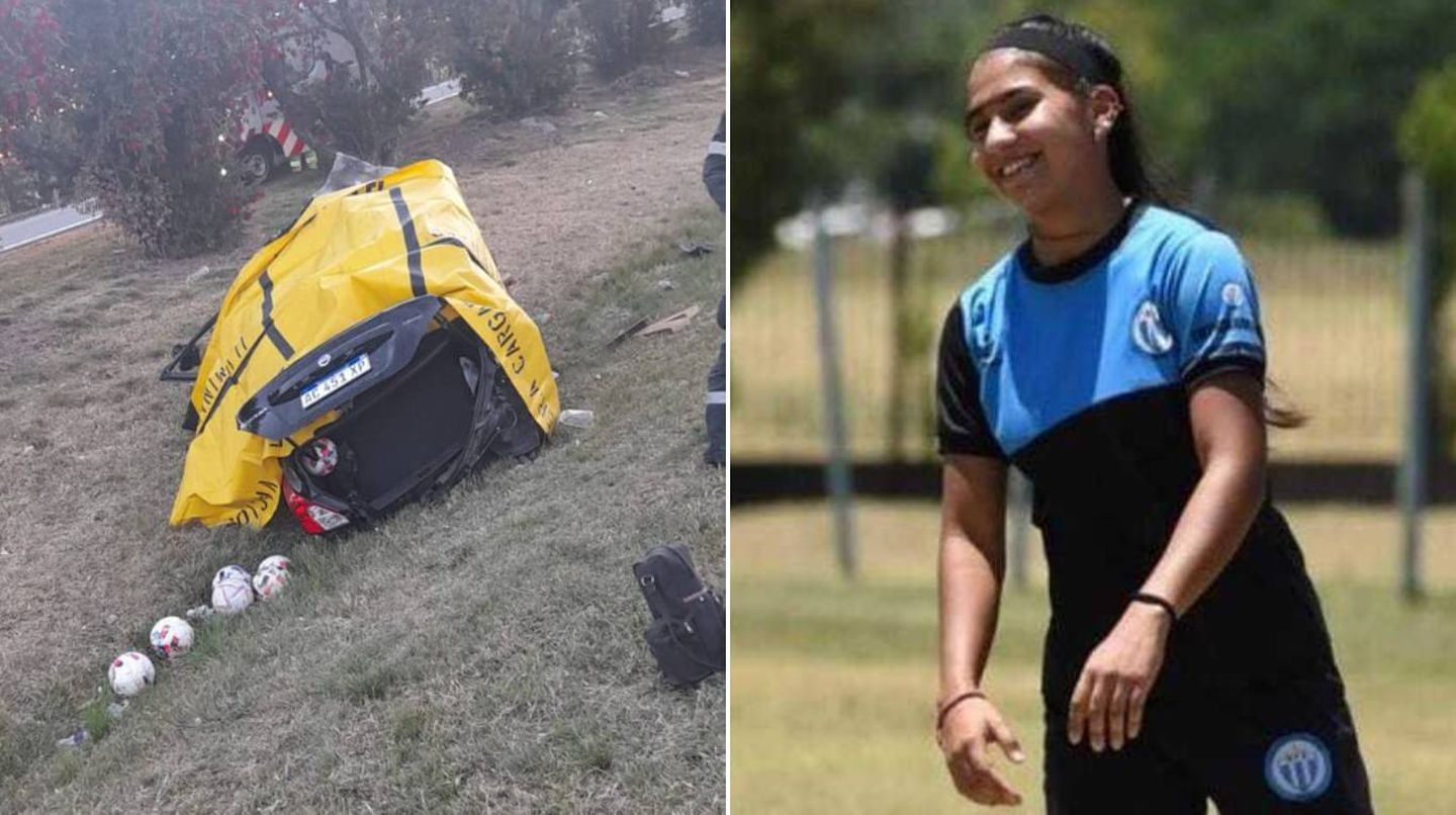 Volvía de jugar un partido y murió en un accidente