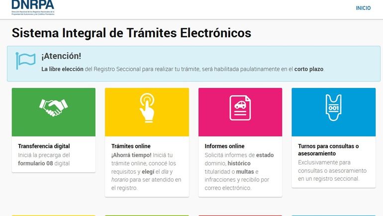 El sitio de la Dirección Nacional del Registro del Automotor, para saber quién es el dueño de un vehículo de manera online. El sitio de la Dirección Nacional del Registro del Automotor, para saber quién es el dueño de un vehículo de manera online.