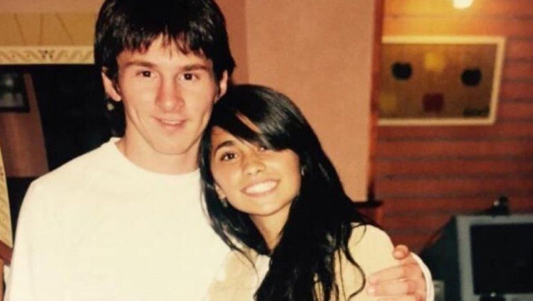 Esta es una de las postales publicadas por la esposa de Messi