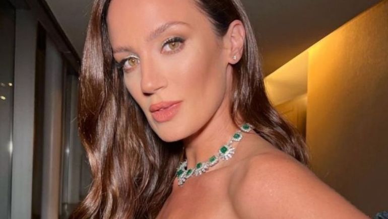 Paula Chaves se pegó un susto