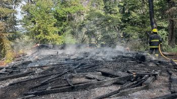 Incendio paraje trompul San Martín de los Andes