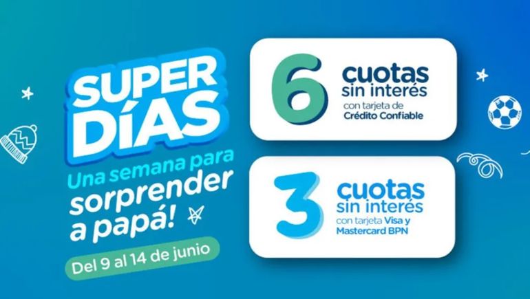 BPN trae cuotas sin interés para el Día del Padre