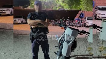 La moto que recuperó la Policía de Neuquén La moto que recuperó la Policía de Neuquén