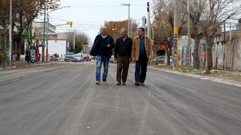 El pavimento de la San Martín, listo la semana que viene