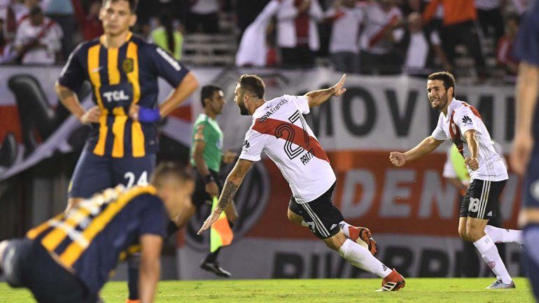 Santos Borré y Pratto le dieron la victoria a River ante Central