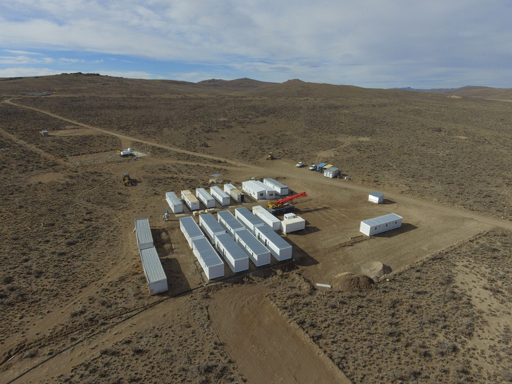 Río Negro fiscaliza Calcatreu: La inspección técnica incluyó piletas, el PAD de lixiviación y polvorín. Inversión de USD 250 millones. Foto: @patagoniagold
