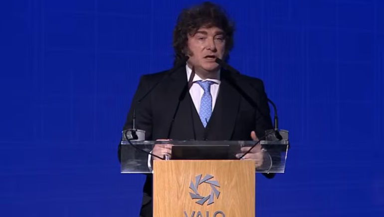 A diferencia de otros discursos del mandatario