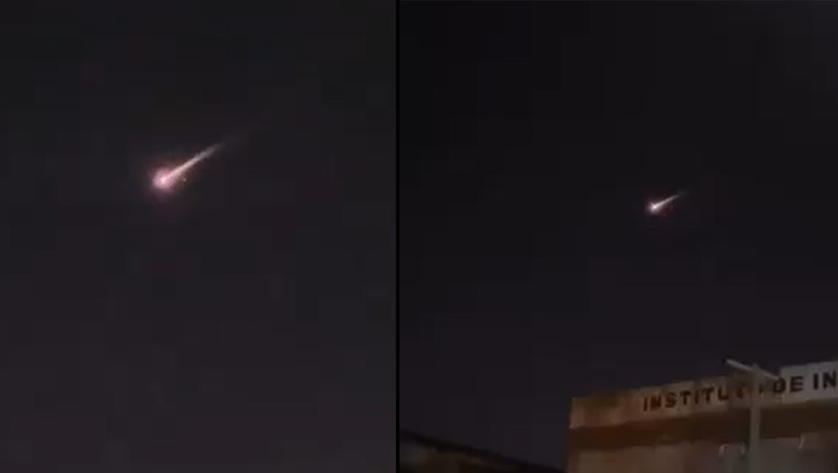 El fenómeno que iluminó el cielo de la Comarca Petrolera