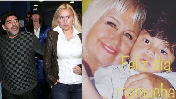 La suegra de Maradona sufrió un infarto tras discutir con él