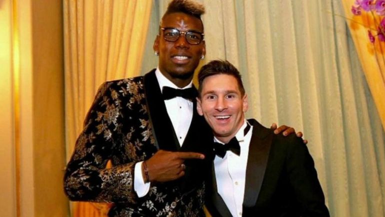 Paul Pogba y Lionel Messi Paul Pogba y Lionel Messi