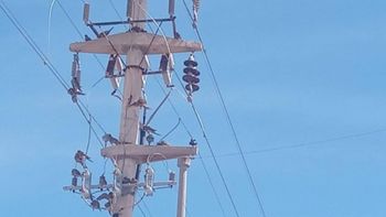 La cooperativa detectó el cortocircuito en una columna de transporte de la línea que abastece con electricidad a 25 de Mayo, en el oeste de La Pampa. La cooperativa detectó el cortocircuito en una columna de transporte de la línea que abastece con electricidad a 25 de Mayo, en el oeste de La Pampa.