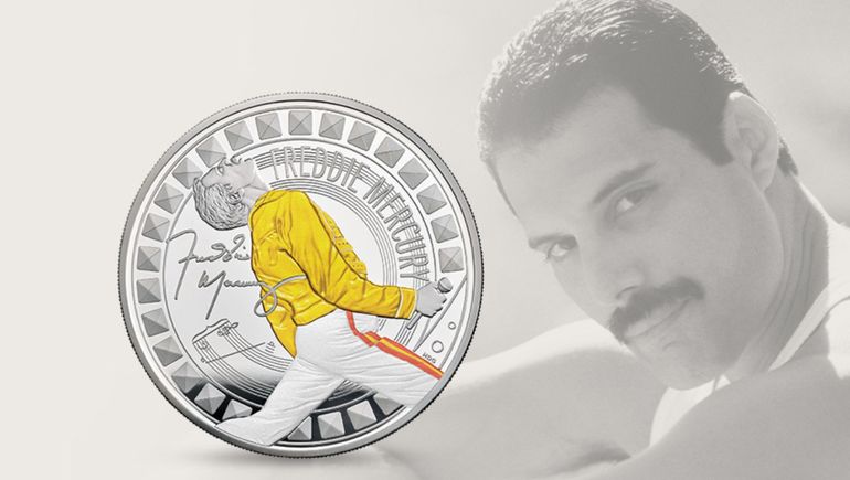 La moneda de Freddie Mercury se suma a otras que fueron creadas para preservar símbolos de la cultura británica