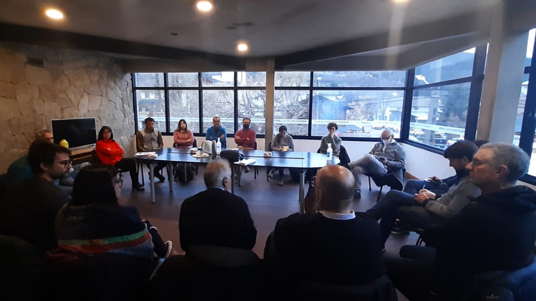 Siete Lagos: comitiva del BID recorrió el lugar donde estará la ciclovía