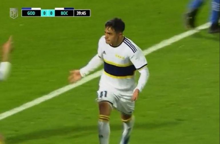 Video: otro gol de Langoni en Boca y la jugada comparación de Gustavo López
