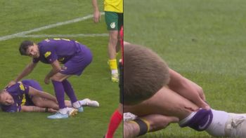 imagenes sensibles: la terrible lesion de un futbolista que recorrio el mundo imagenes sensibles: la terrible lesion de un futbolista que recorrio el mundo
