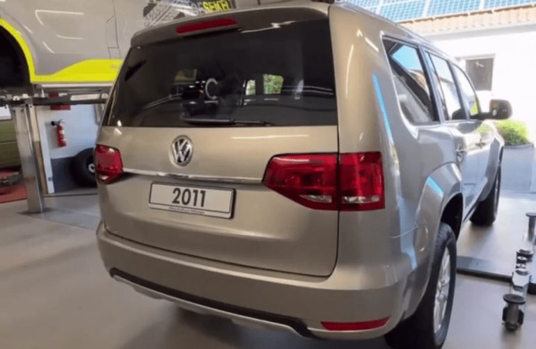 Así era la Volkswagen Amarok SUV que se proyectó en 2011.
