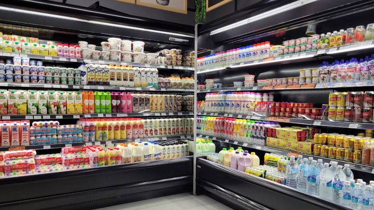 Lácteos en descuento en un conocido supermercado. Foto: Google. Lácteos en descuento en un conocido supermercado. Foto: Google.