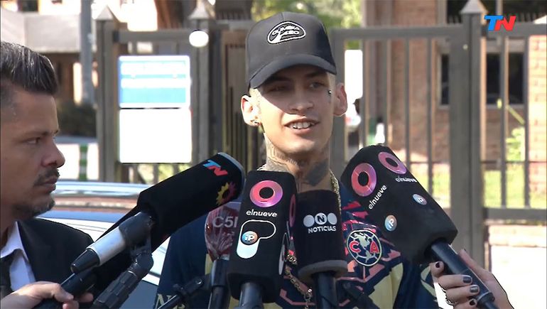 La palabra de L-Gante tras el allanamiento en su casa