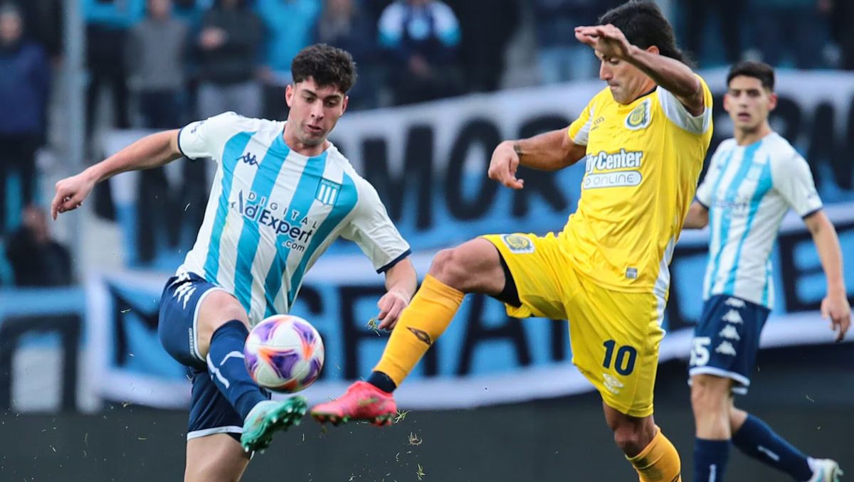 Racing y Rosario Central vuelven a cruzarse luego de su último empate por 1 a 1.