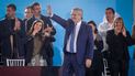 el presidente alberto fernandez llega al alto valle