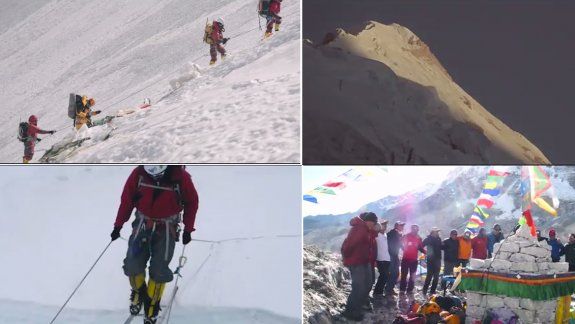 Dos montañistas cuentan su experiencia en el techo del mundo