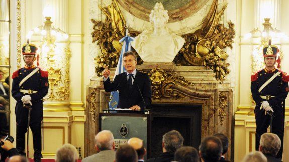 El Presidente encabezó el encuentro con los empresarios en Casa Rosada. Luego hizo el anuncio.