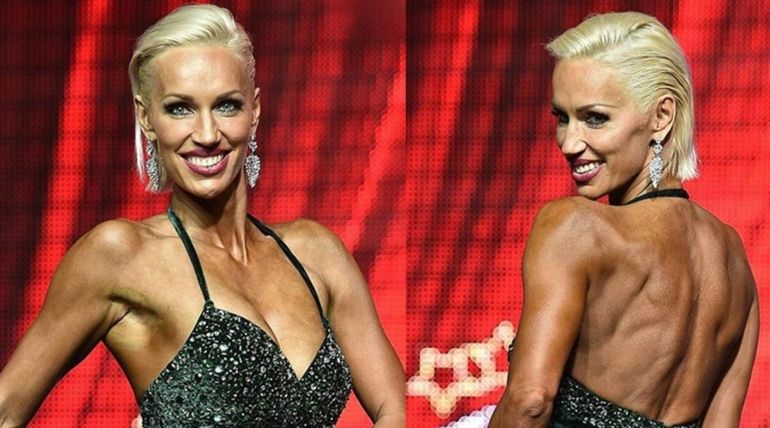 La cara de un panelista de TV después de probar el licuado de carne de Ingrid Grudke