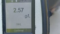 Un motociclista dio positivo en test de alcoholemia con 2,46 g/l. Un motociclista dio positivo en test de alcoholemia con 2,46 g/l.