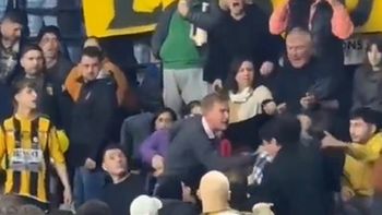 violencia en la tribuna y una pina tremenda en la final del basquet de bahia blanca