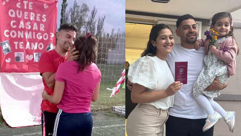 La historia de amor de Faustina y Germán pasó por el Registro Civil de Cipolletti