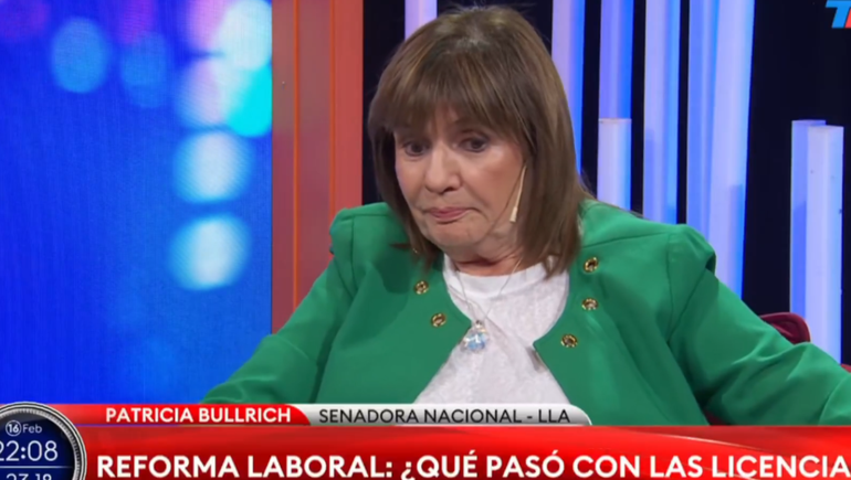 Patricia Bullrich insistió en que hubo un error en el texto de la reforma laboral y que será modificado