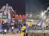 El juego de un parque de diversiones de Arabia Saudita se partió al medio y hay más de 20 heridos.