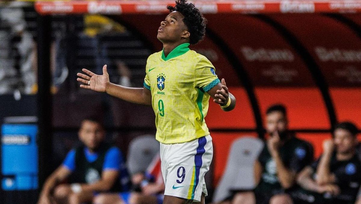Endrick, la joya de Brasil que juega su primera Copa América.&nbsp;