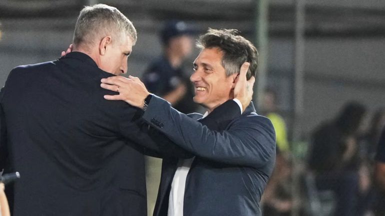 Martín Palermo y Guillermo Barros Schelotto