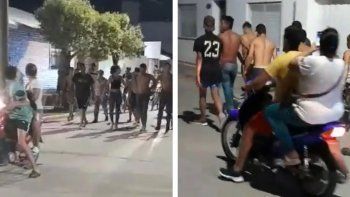 atraparon a un ladron, lo ataron y lo llevaron en caravana a la comisaria atraparon a un ladron, lo ataron y lo llevaron en caravana a la comisaria