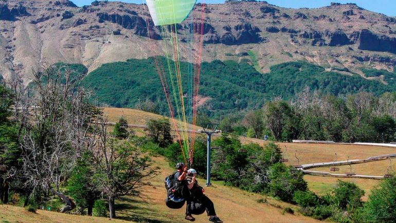 El verano se disfruta a pleno en el cerro Chapelco