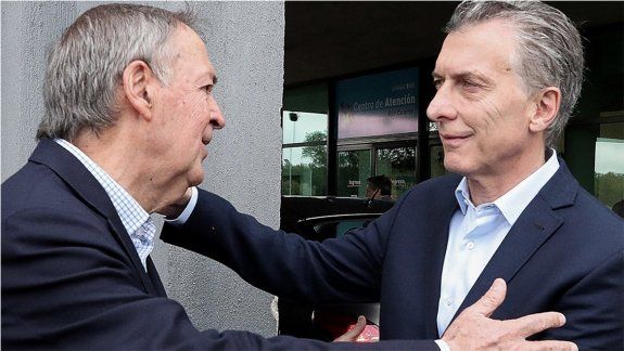 Macri recibe a Juan Schiaretti en Casa Rosada
