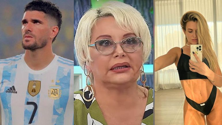 Carmen Barbieri contó lo que nadie sabe sobre Rodrigo de Paul y Camila Homs